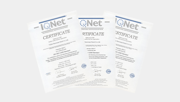 ISO9001 International Quality System Certification