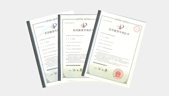 More than 500 products patent certificate